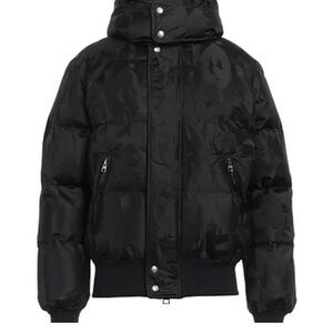 Alexander McQueen Dark black pattern Ski Puffer Jacket
